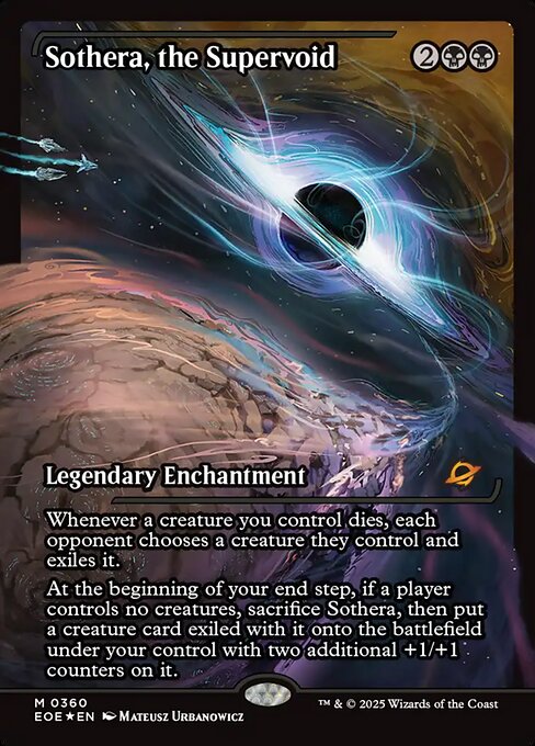 MTG Sothera, the Supervoid EOE 360 Japan Showcase Foil