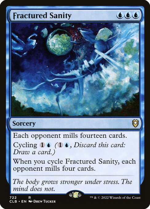 MTG Fractured Sanity CLB 722 Commander Deck Nonfoil