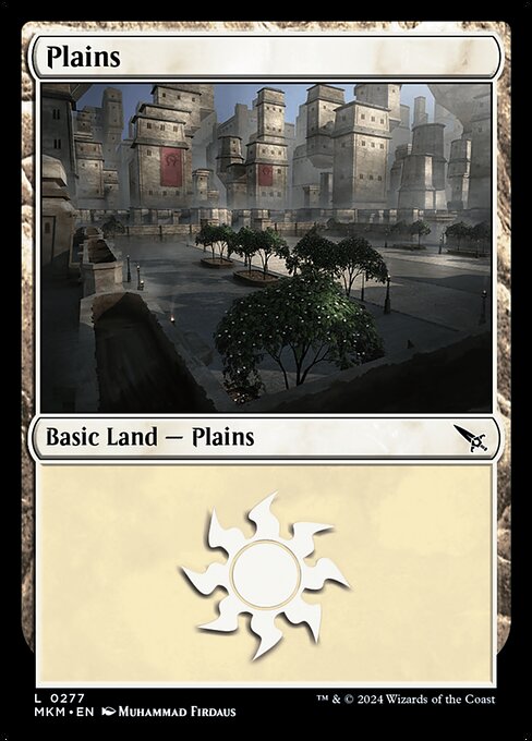 MTG Plains MKM 277 Regular Foil