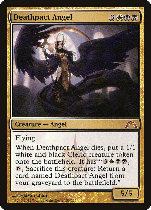 MTG Deathpact Angel GTC 153 Regular Foil