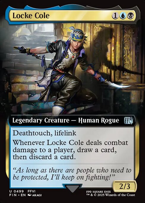 MTG Locke Cole FIN 499 Extended Art Nonfoil