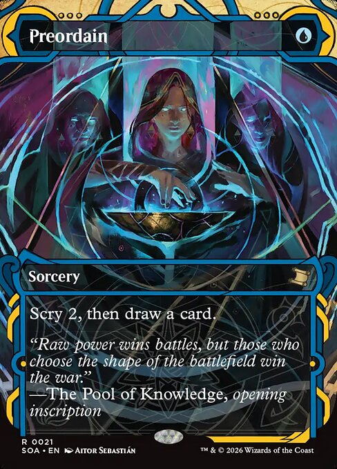 MTG Preordain SOA 021 Mystical Archive Nonfoil
