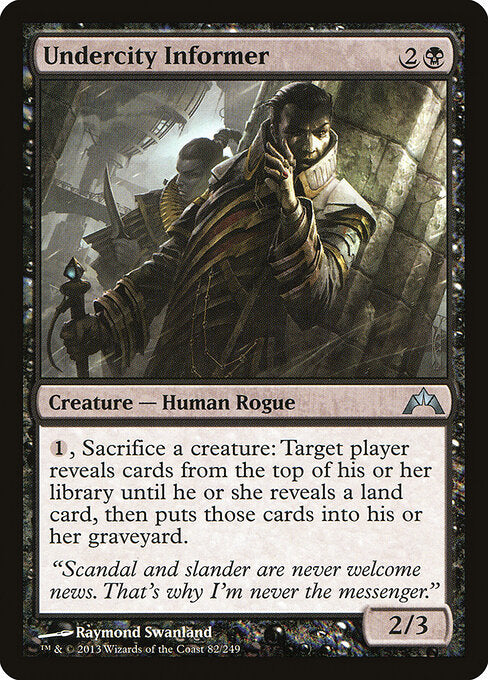MTG Undercity Informer GTC 082 Regular Foil