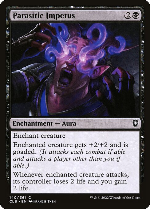 MTG Parasitic Impetus CLB 140 Regular Nonfoil