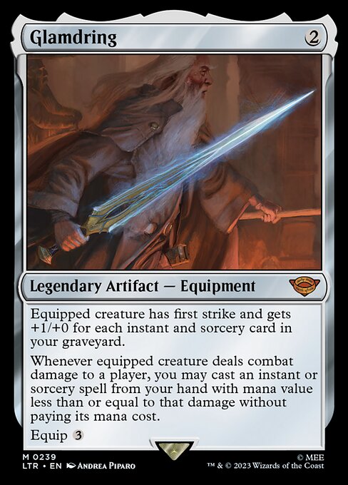 MTG Glamdring LTR 239 Regular Nonfoil