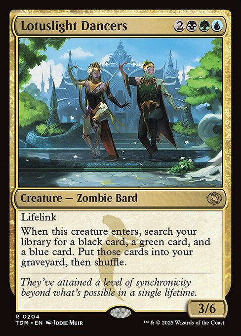 MTG Lotuslight Dancers TDM 204 Regular Foil