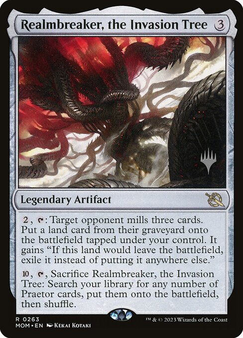 MTG Realmbreaker, the Invasion Tree PMOM 263p Promo Pack Foil
