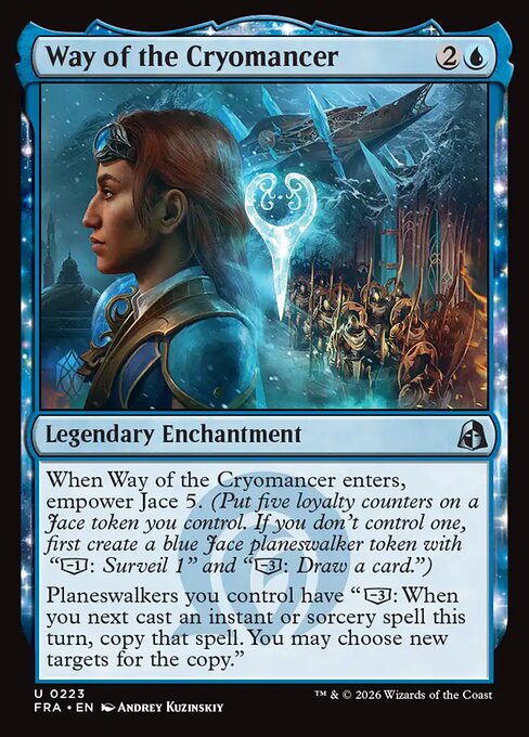 MTG Way of the Cryomancer FRA 223 Standard Foil front