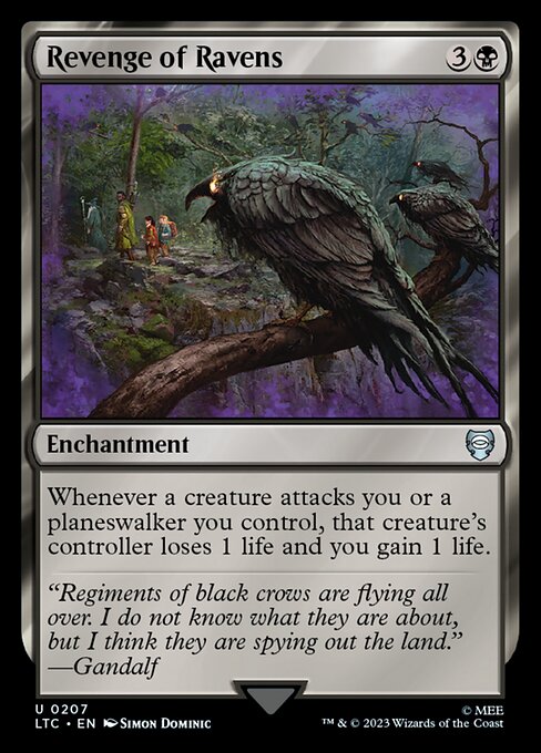 MTG Revenge of Ravens LTC 207 Alternate Art Nonfoil