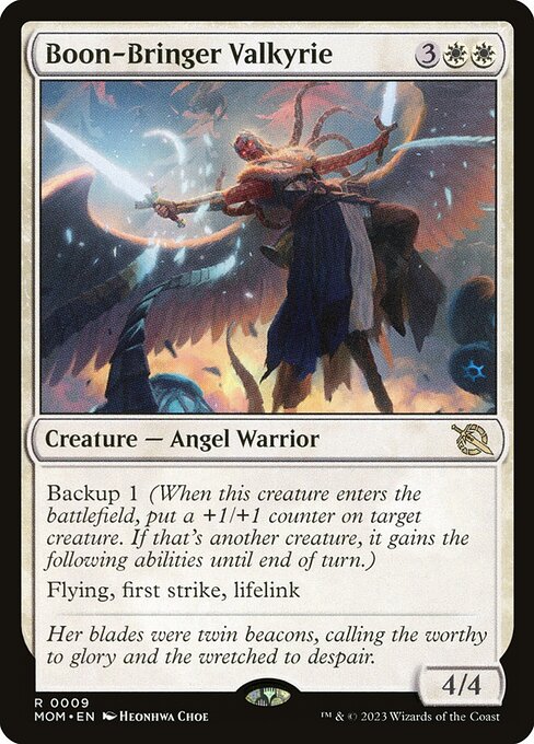 MTG Boon-Bringer Valkyrie MOM 009 Regular Nonfoil