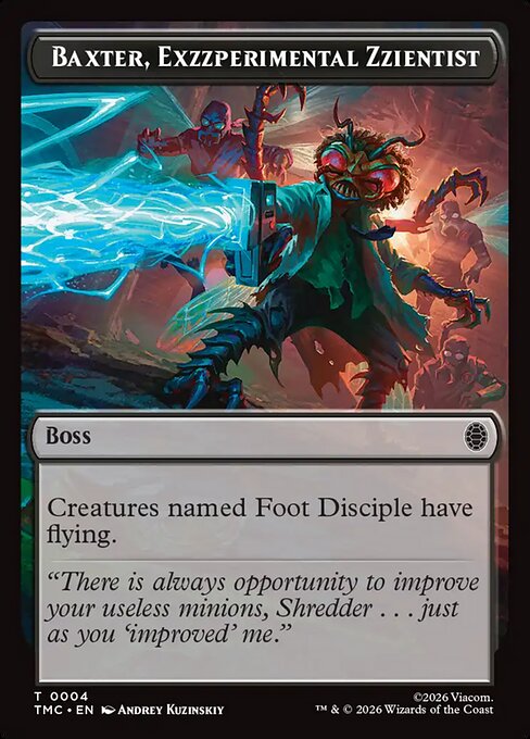 MTG Baxter, Exzzperimental Zzientist Token TMC 004 Token Nonfoil