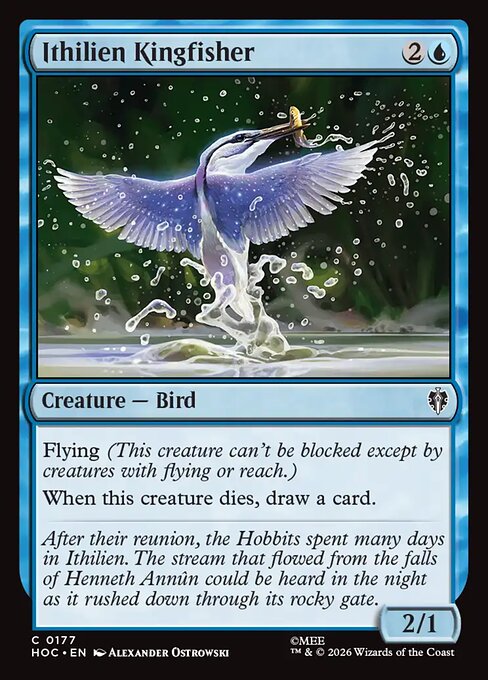 MTG Ithilien Kingfisher HOC 177 Regular Nonfoil