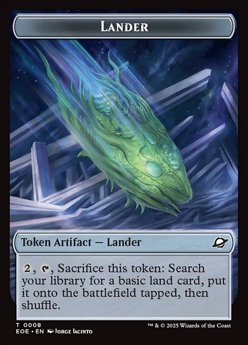 MTG Lander Token EOE 008 Token Foil