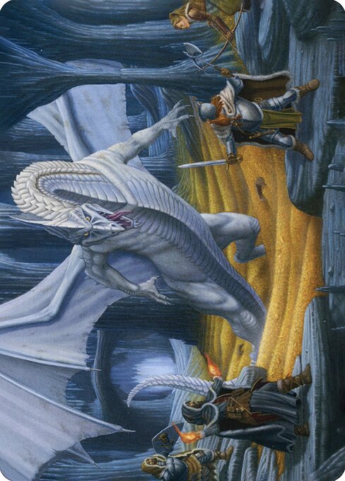 MTG Cave of the Frost Dragon AAFR 046 Art Card