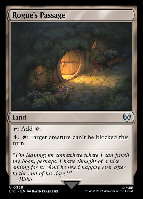 MTG Rogue's Passage LTC 326 Alternate Art Nonfoil