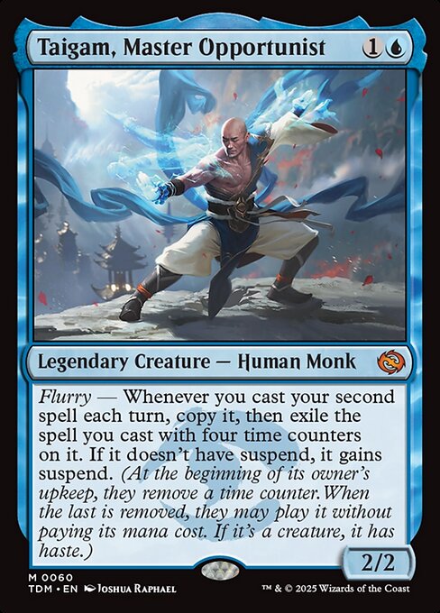 MTG Taigam, Master Opportunist TDM 060 Regular Foil