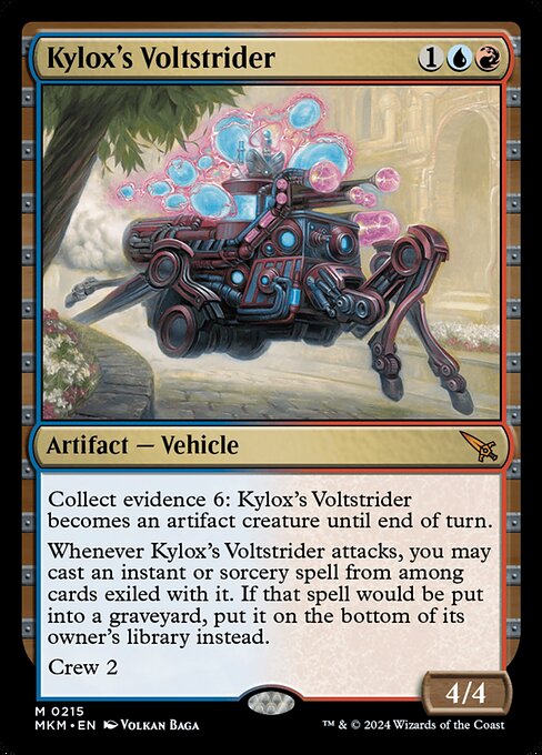 MTG Kylox's Voltstrider MKM 215 Regular Foil