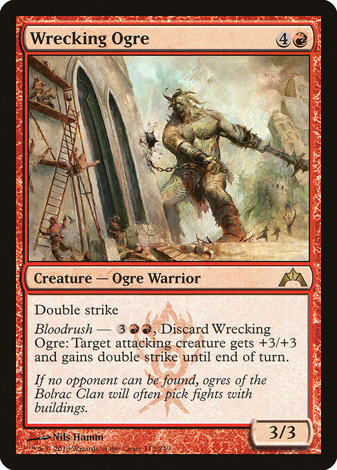 MTG Wrecking Ogre GTC 112 Regular Foil