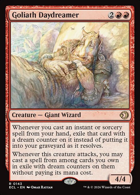 MTG Goliath Daydreamer ECL 143 Regular Foil