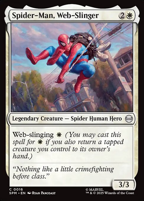 MTG Spider-Man, Web-Slinger SPM 016 Regular Foil