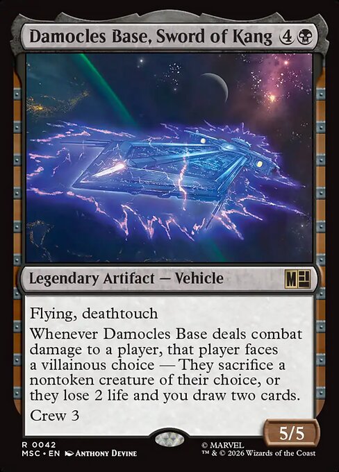 MTG Damocles Base, Sword of Kang MSC 042 Regular Nonfoil