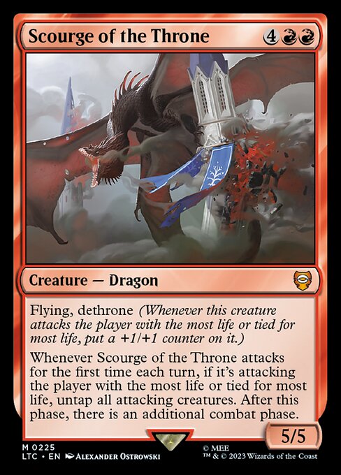 MTG Scourge of the Throne LTC 225 Alternate Art Nonfoil