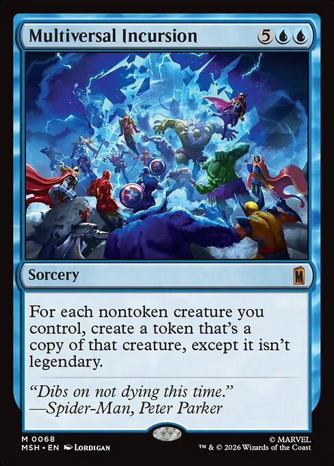 MTG Multiversal Incursion MSH 068 Regular Nonfoil