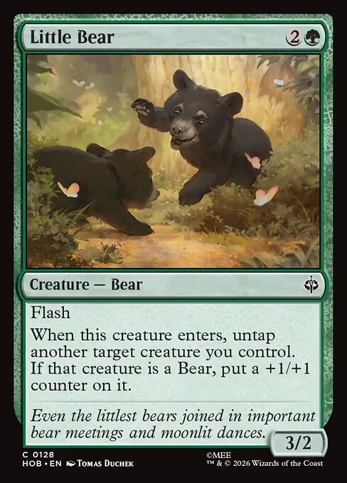MTG Little Bear HOB 128 Regular Foil