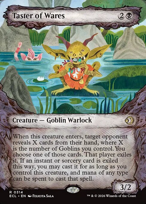 MTG Taster of Wares ECL 314 Borderless Foil