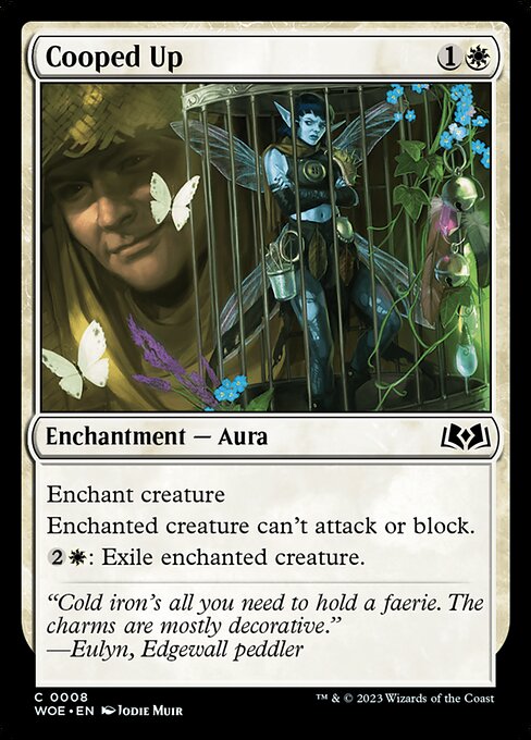 MTG Cooped Up WOE 008 Regular Foil