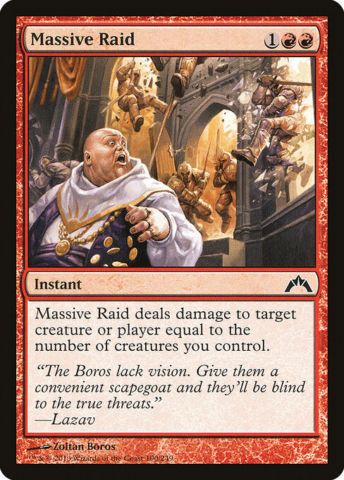 MTG Massive Raid GTC 100 Regular Nonfoil