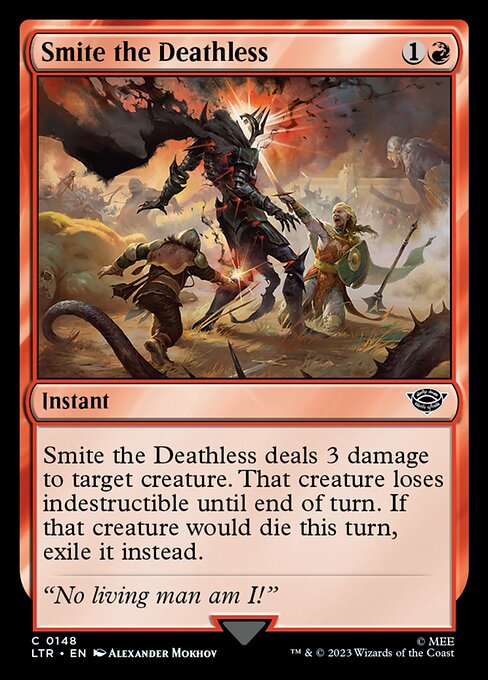 MTG Smite the Deathless LTR 148 Regular Nonfoil