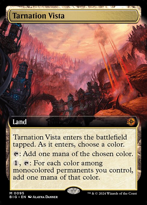 MTG Tarnation Vista BIG 095 Extended Art Nonfoil