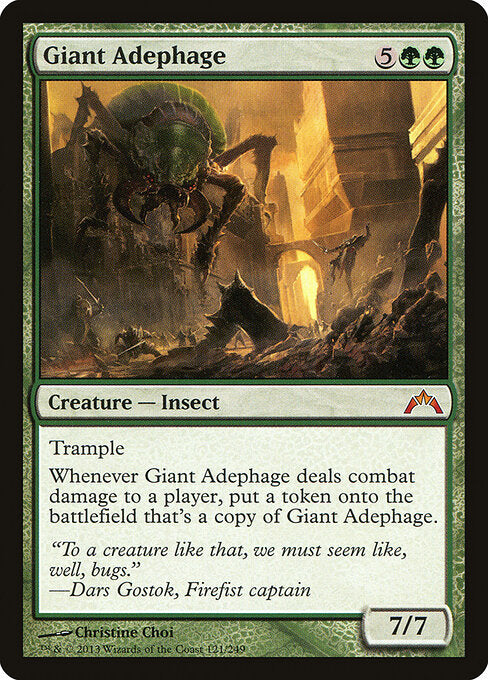 MTG Giant Adephage GTC 121 Regular Nonfoil