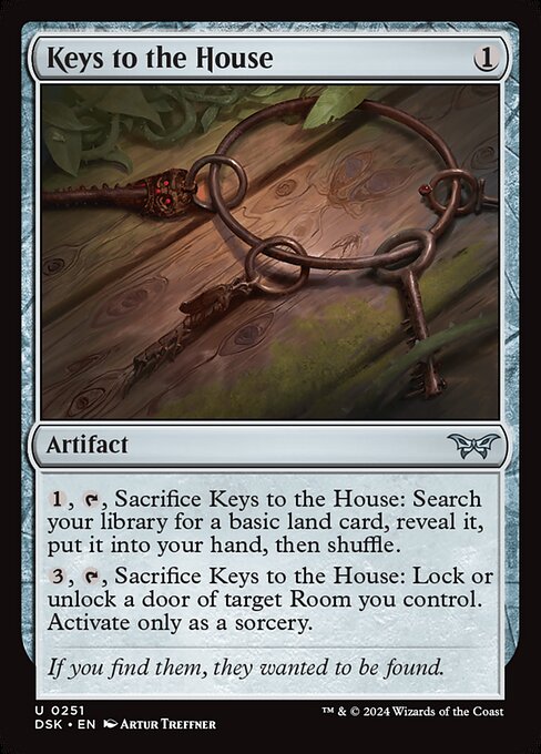 MTG Keys to the House DSK 251 Regular Nonfoil