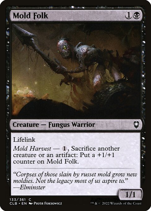 MTG Mold Folk CLB 133 Regular Foil