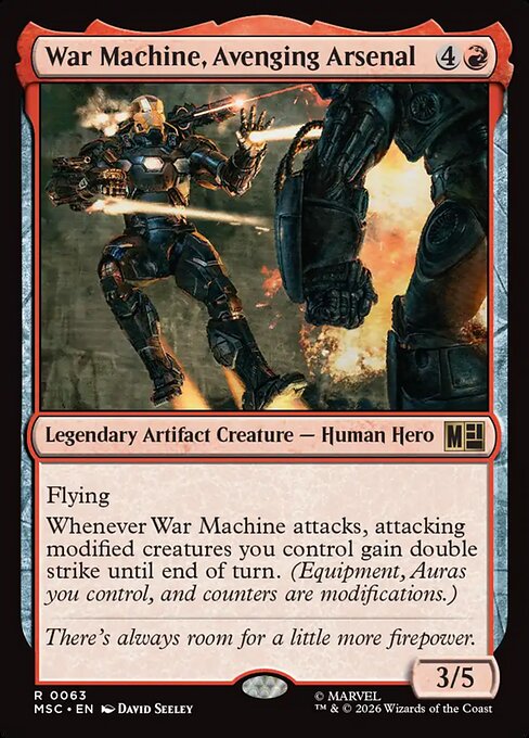 MTG War Machine, Avenging Arsenal MSC 063 Regular Nonfoil
