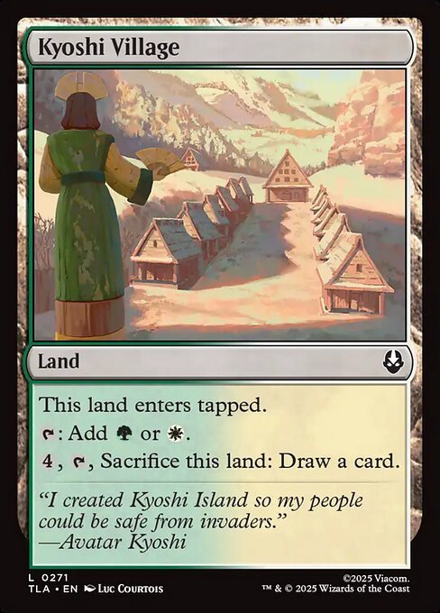 MTG Kyoshi Village TLA 271 Regular Nonfoil