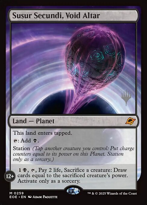 MTG Susur Secundi, Void Altar PEOE 259p Promo Pack Nonfoil