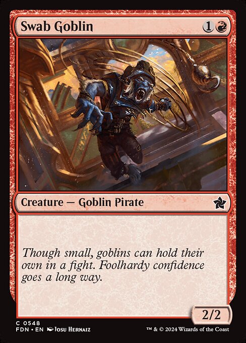 MTG Swab Goblin FDN 548 Beginner Box Nonfoil