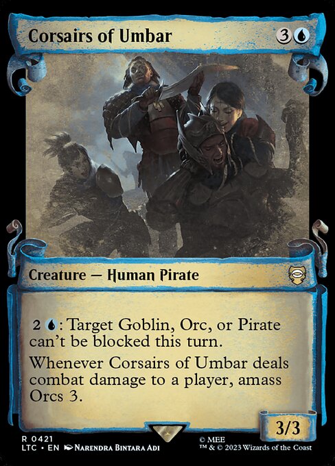 MTG Corsairs of Umbar LTC 421 Alternate Art Nonfoil