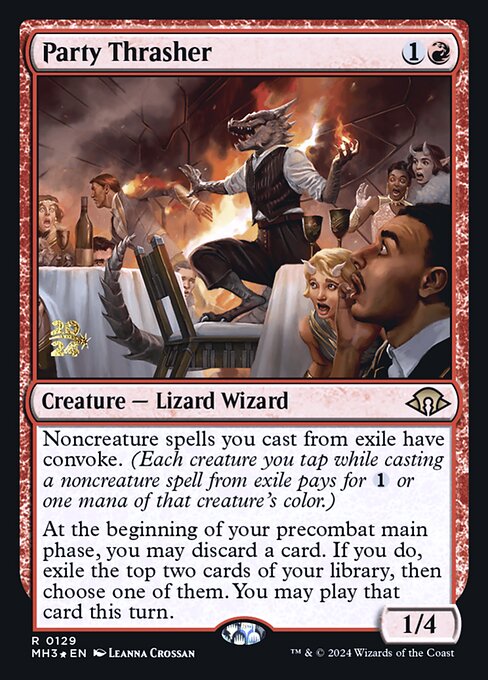 MTG Party Thrasher PMH3 129s Prerelease Foil