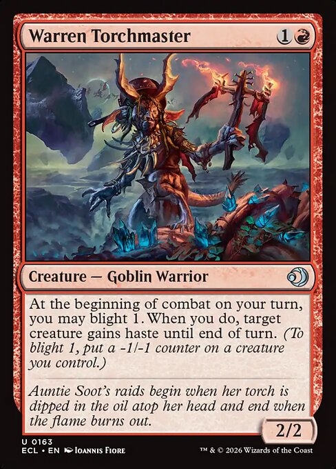 MTG Warren Torchmaster ECL 163 Regular Foil