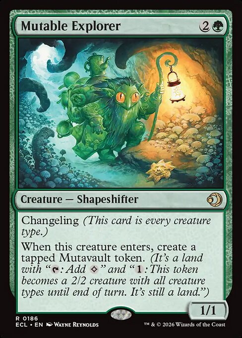 MTG Mutable Explorer ECL 186 Regular Foil