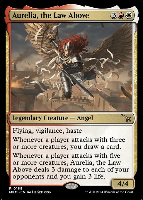 MTG Aurelia, the Law Above MKM 188 Regular Nonfoil