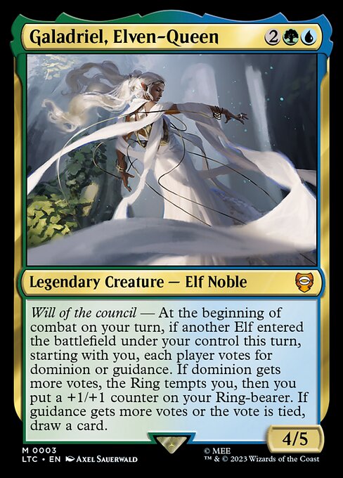 MTG Galadriel, Elven-Queen LTC 003 Regular Foil