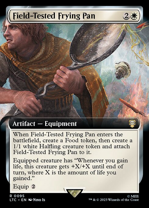 MTG Field-Tested Frying Pan LTC 095 Extended Art Nonfoil