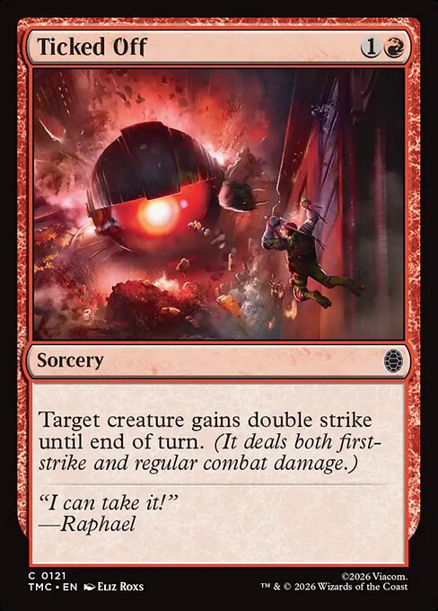 MTG Ticked Off TMC 121 Turtle Team-Up Nonfoil
