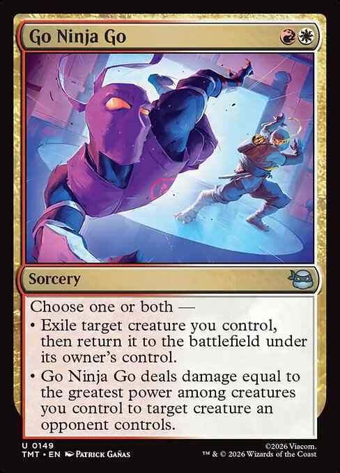 MTG Go Ninja Go TMT 149 Regular Foil