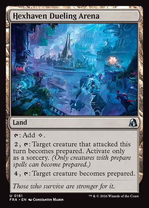 MTG Hexhaven Dueling Arena FRA 181 Standard Foil front
